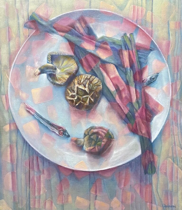 油彩画