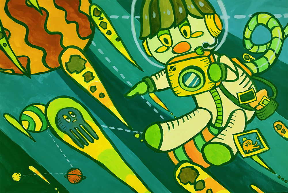 京都精華大学イラストレーション 合格者作品