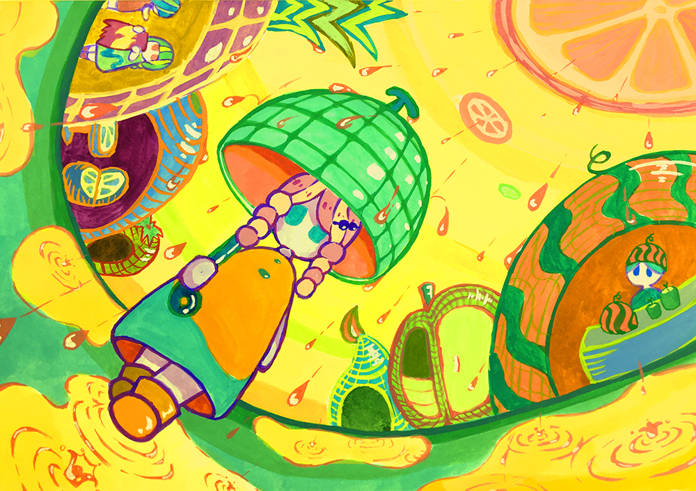 京都精華大学イラストレーション 合格者作品